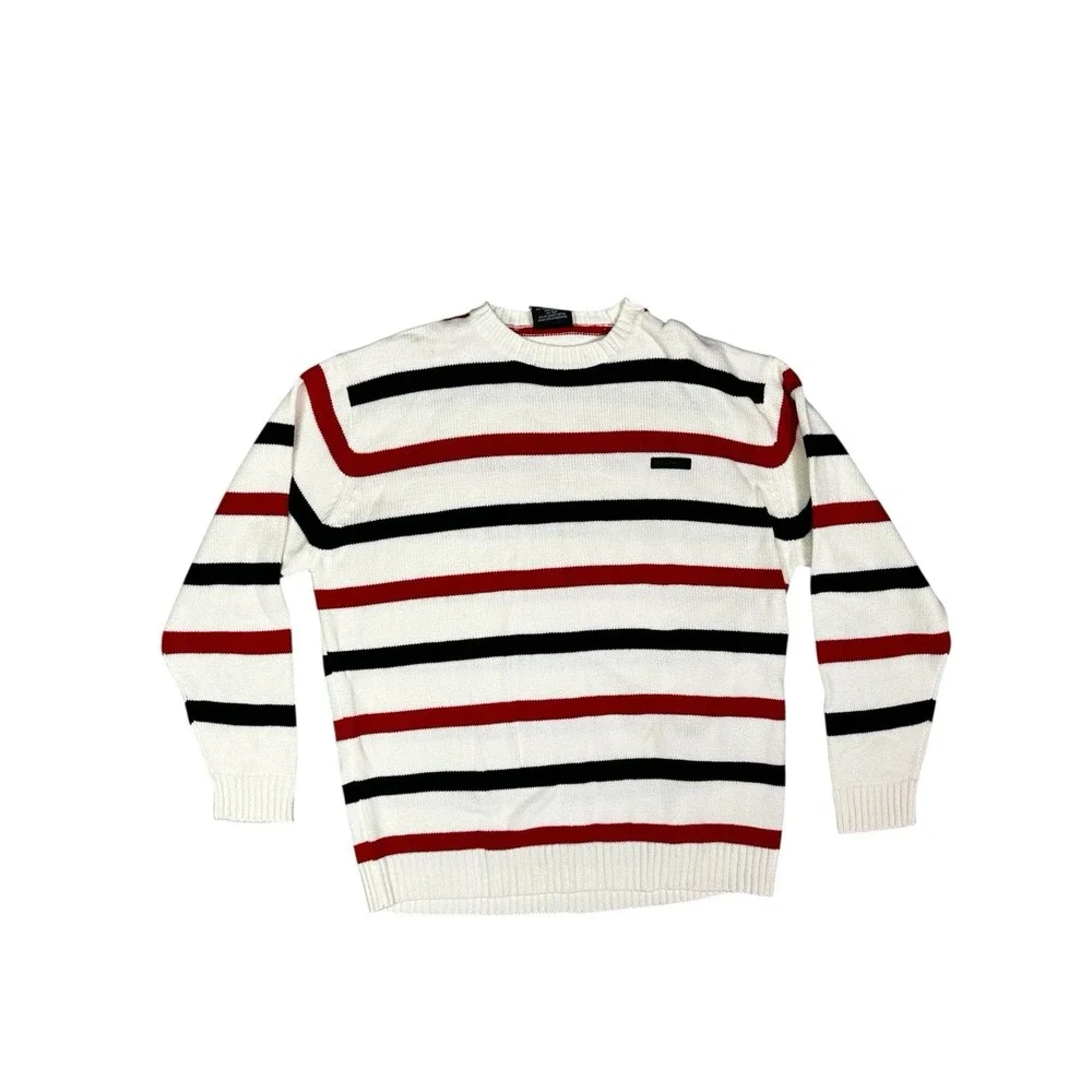 Southpole Striped Men's Size XL Knit Long Sleeve Pullover Sweater‎ NWT